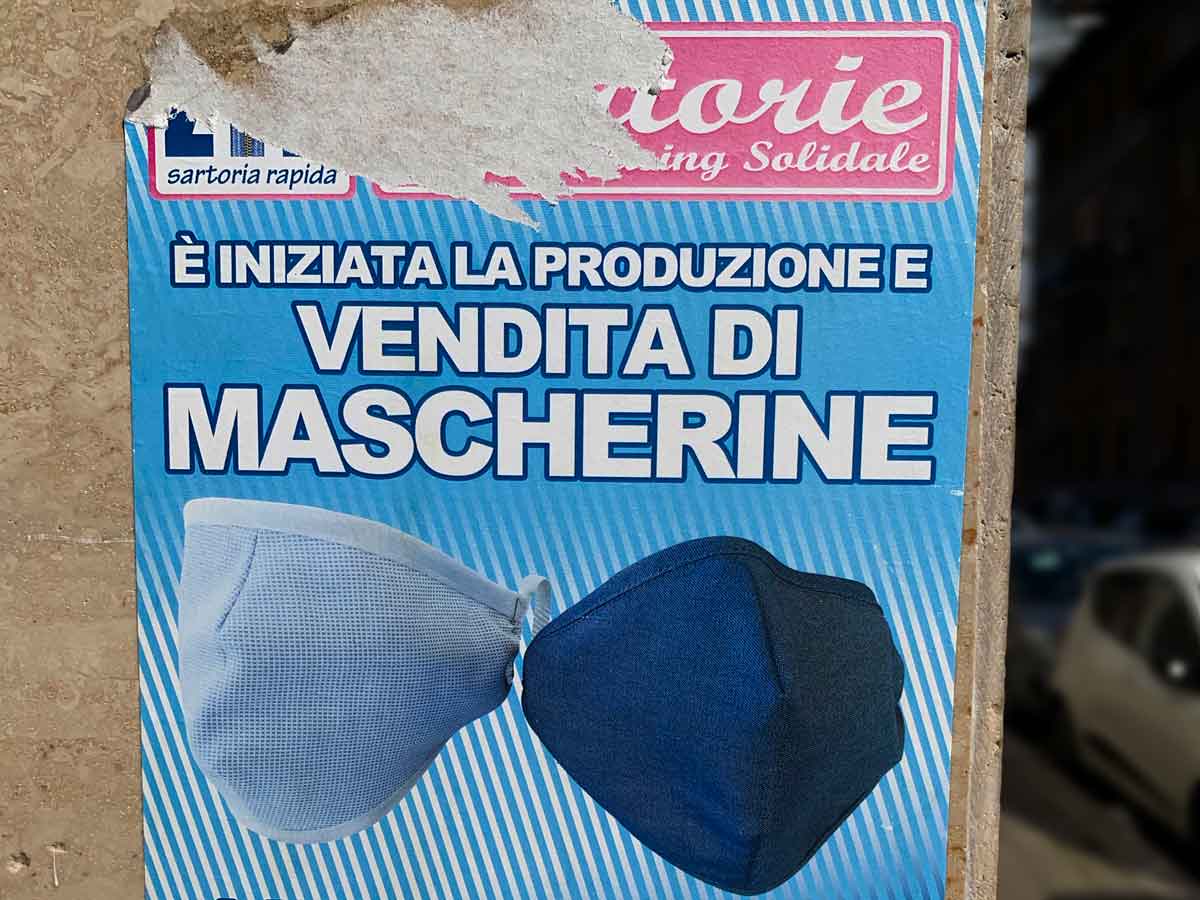 Vendita di mascherine